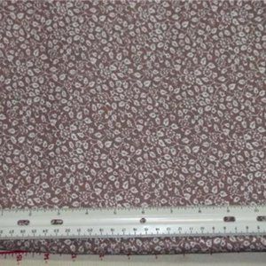 WHITE on TAN Cotton Polyester Duck Woven Fabric 45" wide  x 3 yards